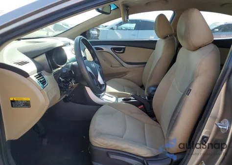 2012 Hyundai Elantra Gls from USA, damaged, VIN 5NPDH4AE7CH093683